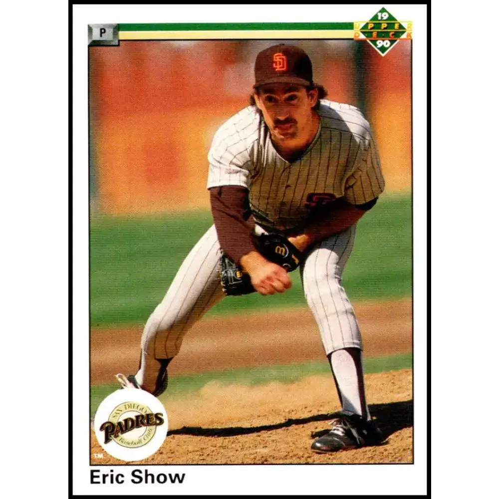 1990 Upper Deck #587 Eric Show NM-MT San Diego Padres Baseball Card - Baseball Card Single