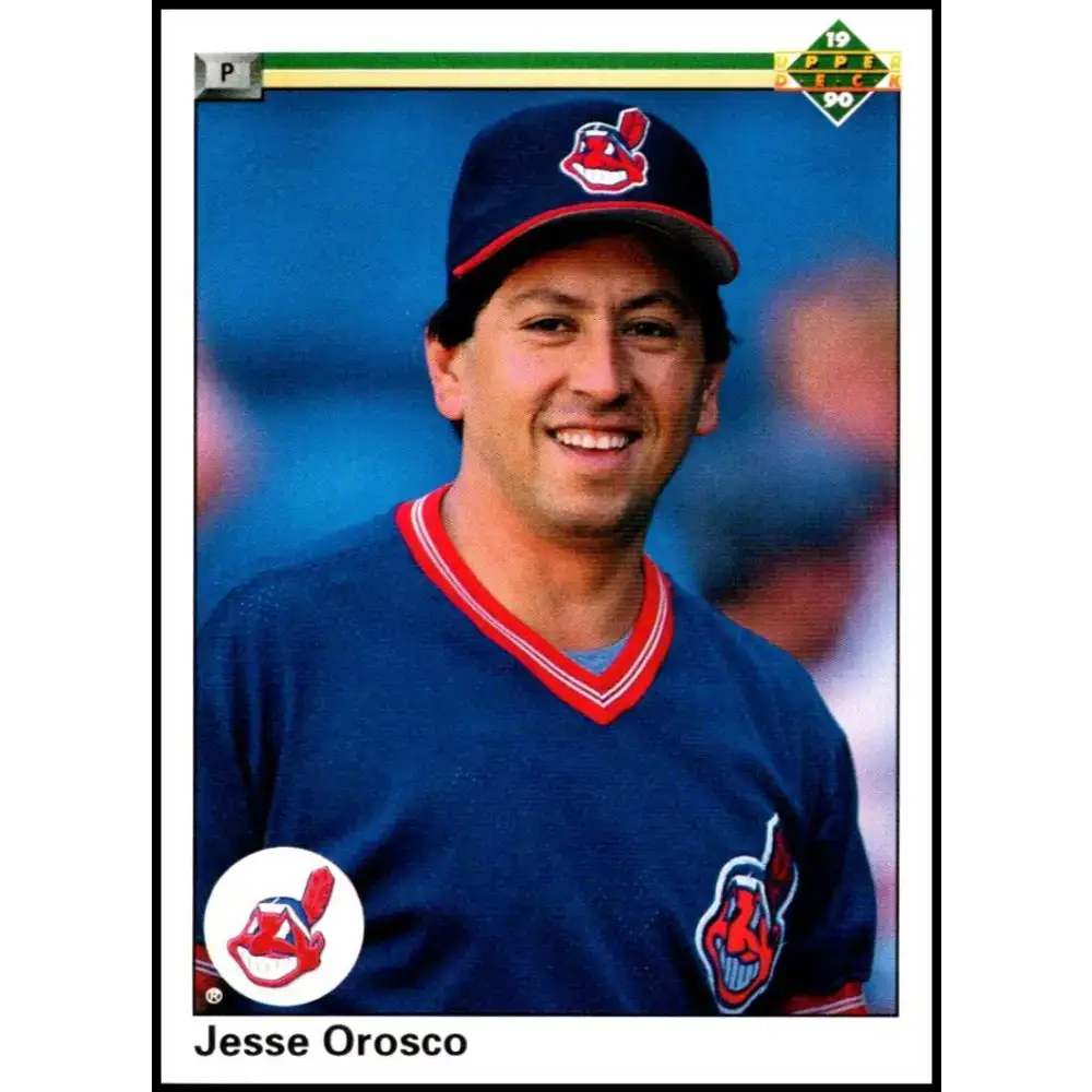 1990 Upper Deck #588 Jesse Orosco NM-MT Cleveland Indians Baseball Card - Baseball Card Single