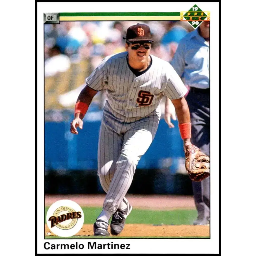 1990 Upper Deck #592 Carmelo Martinez NM-MT San Diego Padres Baseball Card - Baseball Card Single