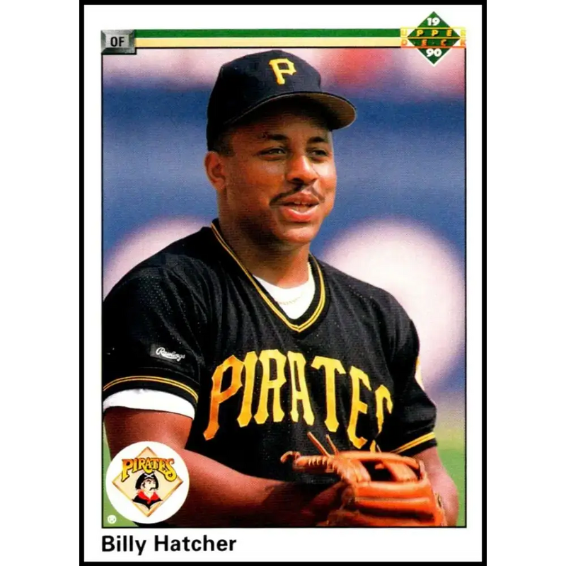 1990 Upper Deck #598 Billy Hatcher NM-MT Pittsburgh Pirates Baseball Card - Baseball Card Single