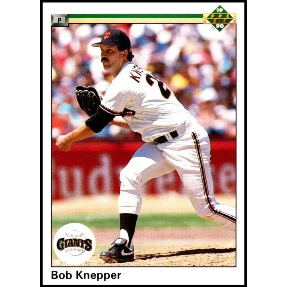 1990 Upper Deck #599 Bob Knepper NM-MT San Francisco Giants Baseball Card - Baseball Card Single