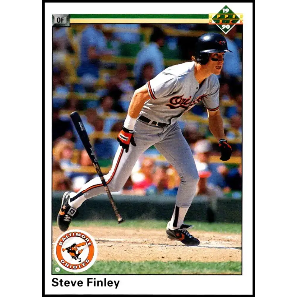 1990 Upper Deck #602 Steve Finley NM-MT Baltimore Orioles Baseball Card - Baseball Card Single