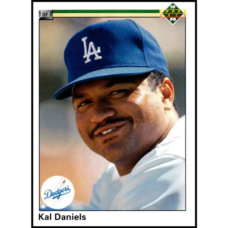 1990 Upper Deck #603 Kal Daniels UER NM-MT Los Angeles Dodgers Baseball Card - Baseball Card Single