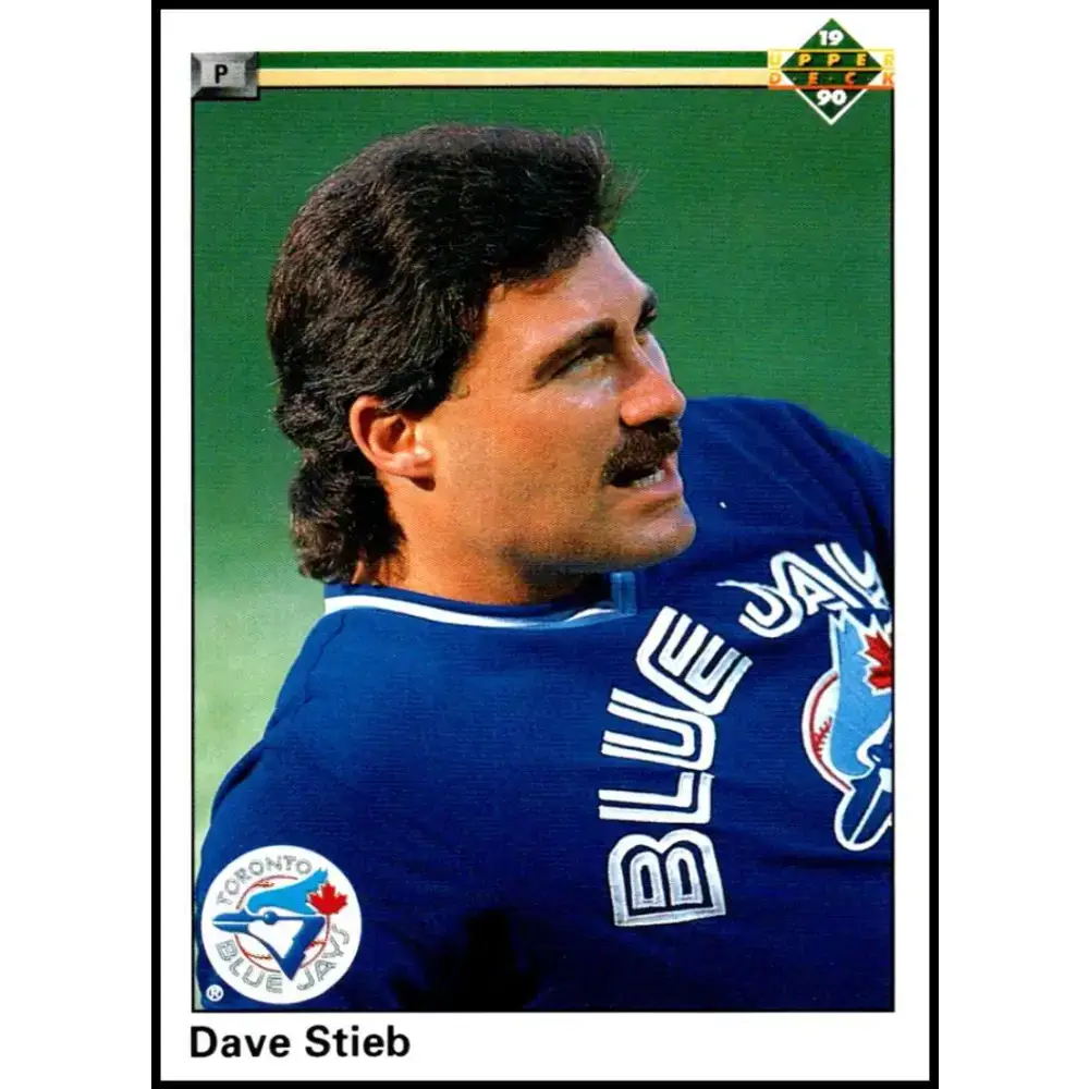 1990 Upper Deck #605 Dave Stieb NM-MT Toronto Blue Jays Baseball Card - Baseball Card Single