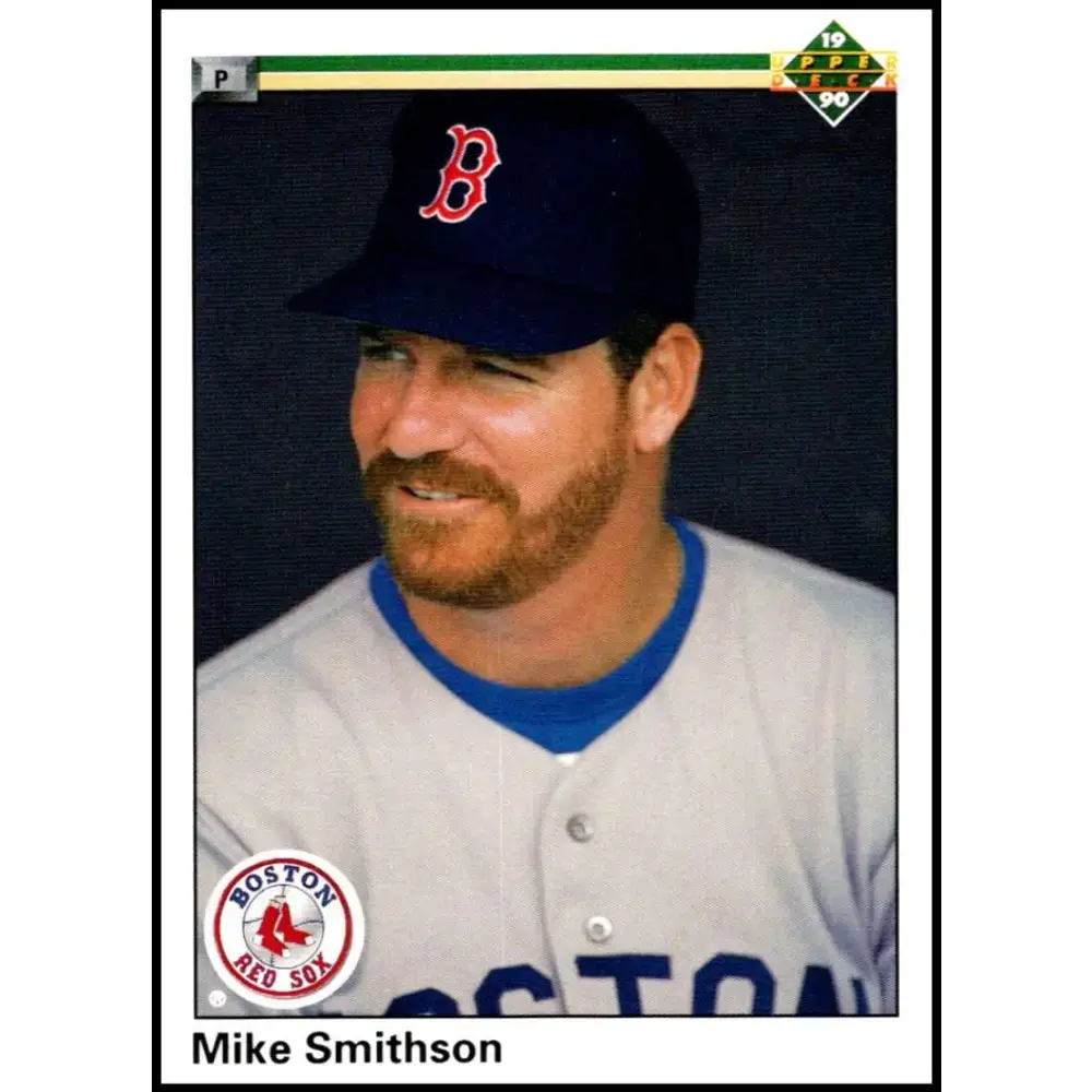 1990 Upper Deck #610 Mike Smithson NM-MT Boston Red Sox Baseball Card - Baseball Card Single