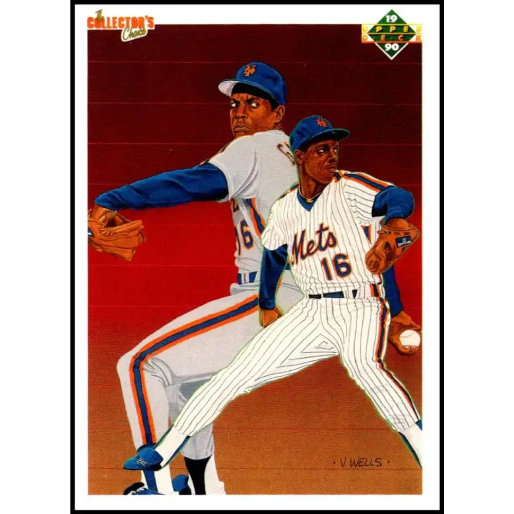1990 Upper Deck #62 Dwight Gooden TC NM-MT New York Mets Baseball Card - Baseball Card Single