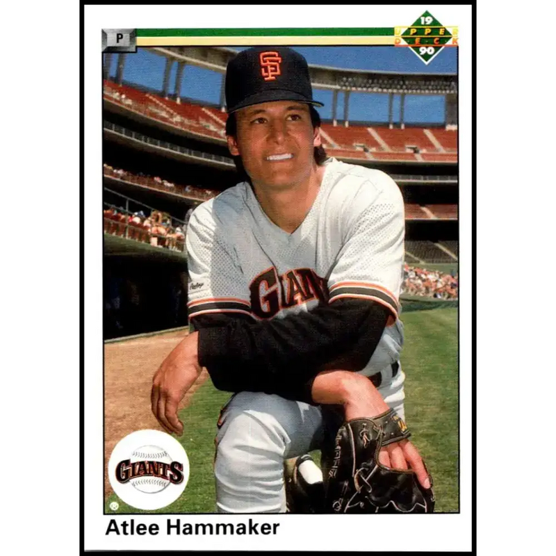 1990 Upper Deck #620 Atlee Hammaker NM-MT San Francisco Giants Baseball Card - Baseball Card Single