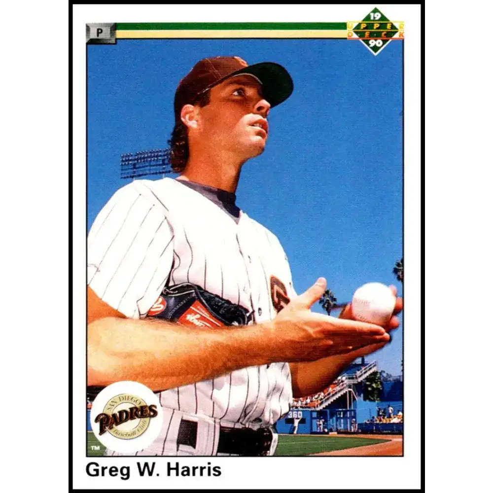 1990 Upper Deck #622 Greg Harris NM-MT San Diego Padres Baseball Card - Baseball Card Single