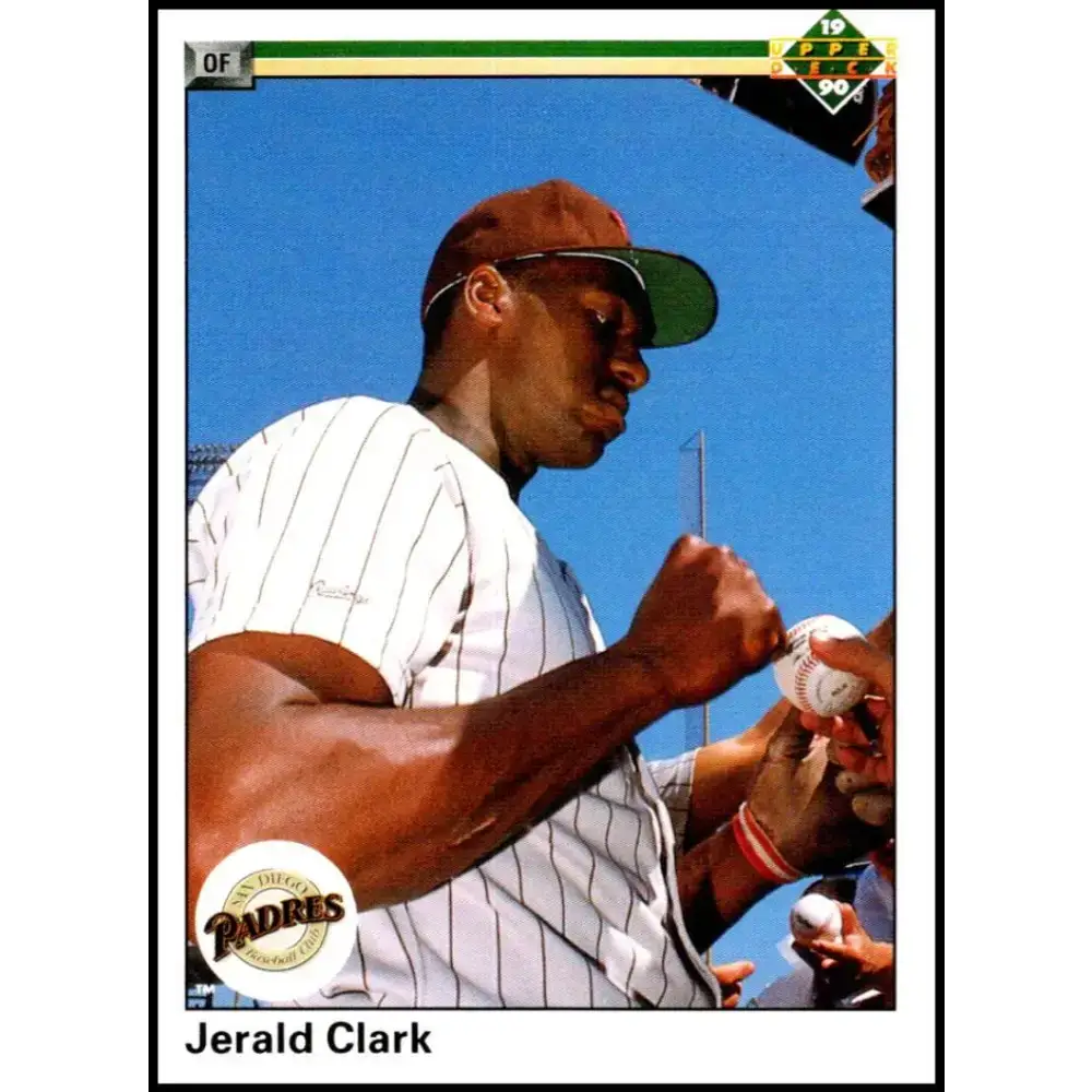 1990 Upper Deck #624 Jerald Clark NM-MT San Diego Padres Baseball Card - Baseball Card Single