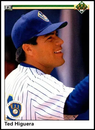1990 Upper Deck #627 Teddy Higuera NM Near Mint Brewers - Baseball Card Single