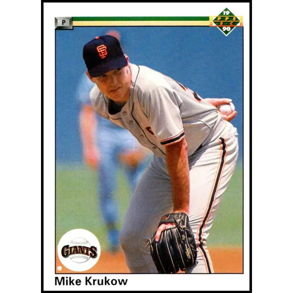 1990 Upper Deck #639 Mike Krukow NM-MT San Francisco Giants Baseball Card - Baseball Card Single