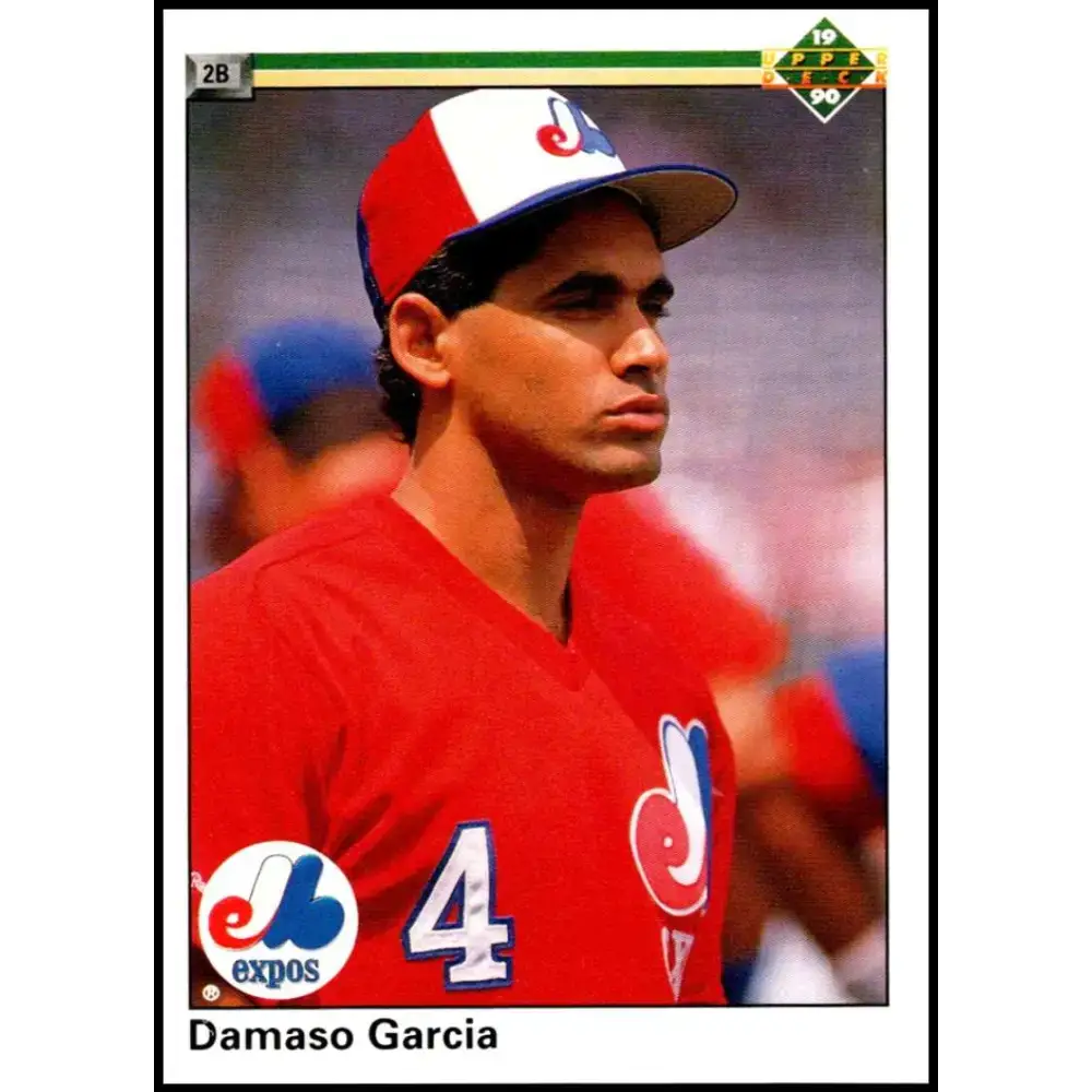 1990 Upper Deck #649 Damaso Garcia NM-MT Montreal Expos Baseball Card - Baseball Card Single