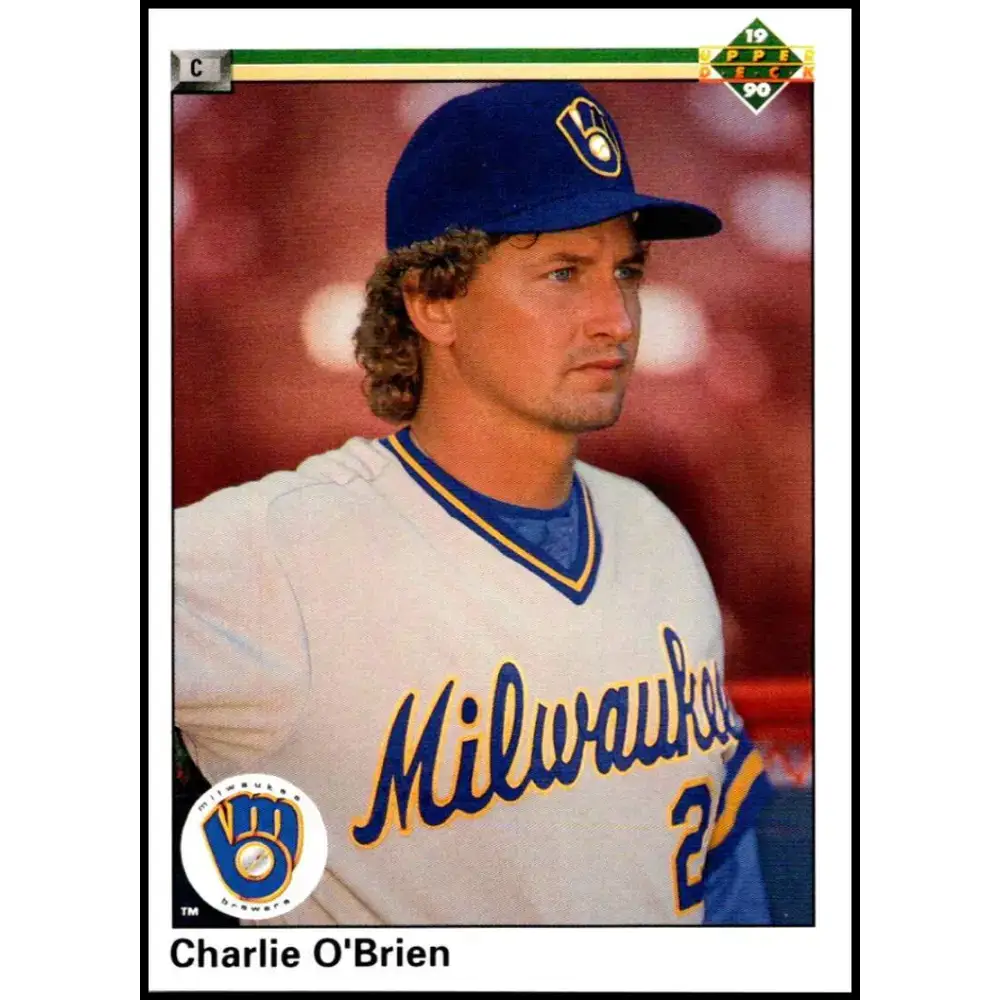1990 Upper Deck #650 Charlie O’Brien NM-MT Milwaukee Brewers Baseball Card - Baseball Card Single