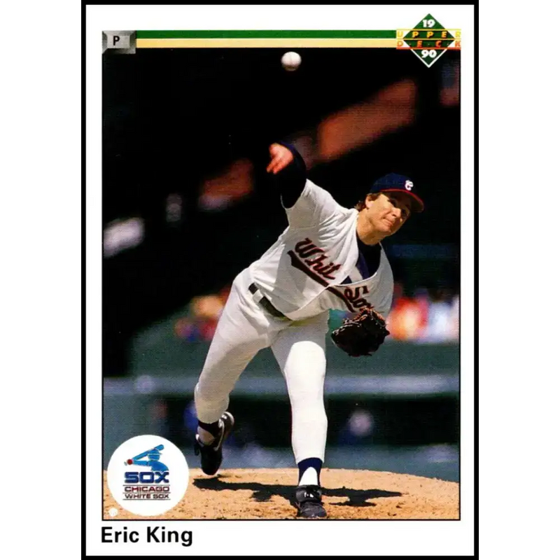 1990 Upper Deck #651 Eric King NM-MT Chicago White Sox Baseball Card - Baseball Card Single