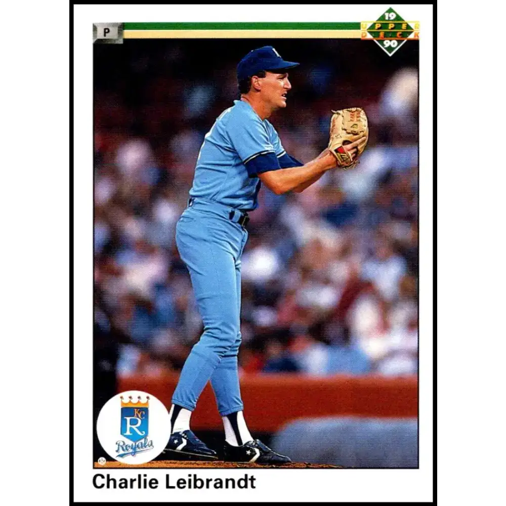 1990 Upper Deck #658 Charlie Leibrandt NM-MT Kansas City Royals Baseball Card - Baseball Card Single