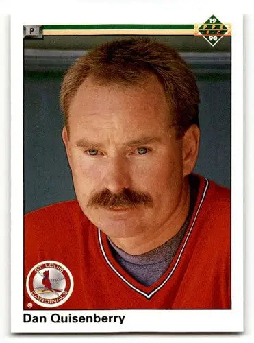 Original gloss 1990 Upper Deck Dan Quisenberry St Louis Cardinals baseball card
