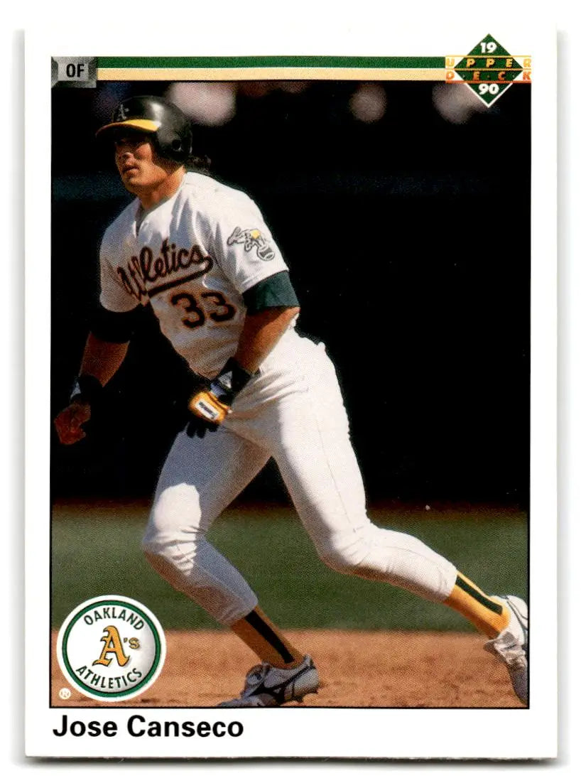 1990 Upper Deck #66 Jose Canseco - Baseball Card Single