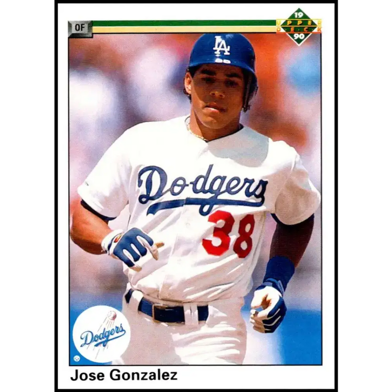 1990 Upper Deck #666 Jose Gonzalez NM-MT Los Angeles Dodgers Baseball Card - Baseball Card Single