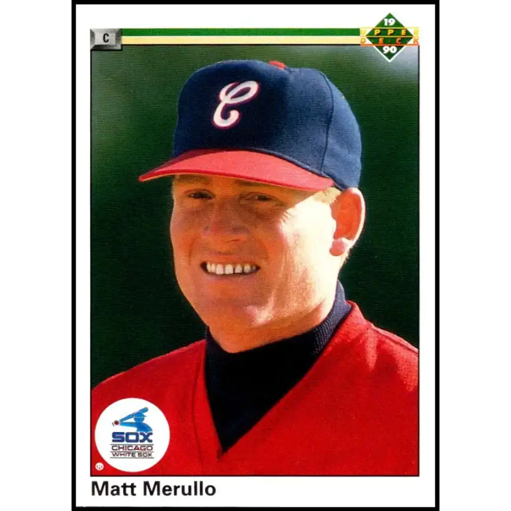 1990 Upper Deck #67 Matt Merullo NM-MT Chicago White Sox Baseball Card - Baseball Card Single