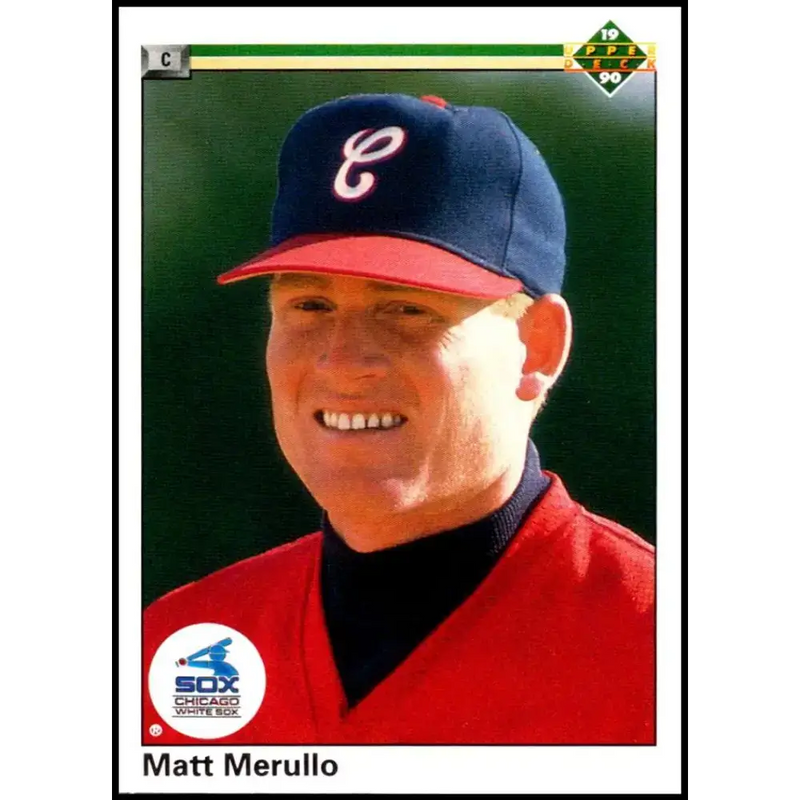 1990 Upper Deck #67 Matt Merullo NM-MT Chicago White Sox Baseball Card - Baseball Card Single