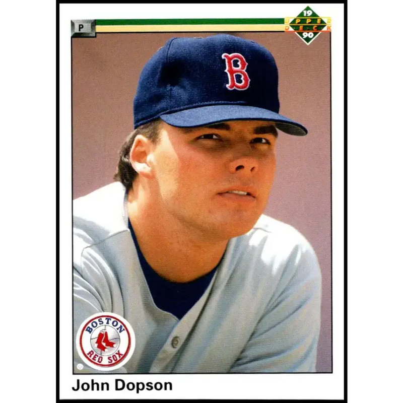 1990 Upper Deck #671 John Dopson NM-MT Boston Red Sox Baseball Card - Baseball Card Single