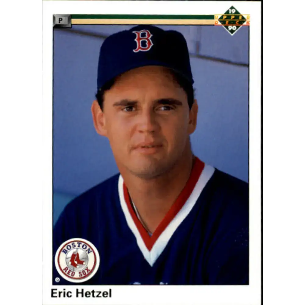 1990 Upper Deck #673 Eric Hetzel NM-MT Boston Red Sox Baseball Card - Baseball Card Single