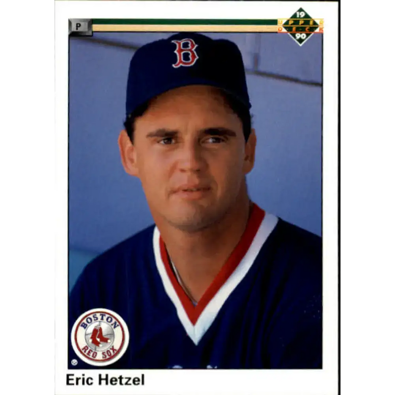 1990 Upper Deck #673 Eric Hetzel NM-MT Boston Red Sox Baseball Card - Baseball Card Single