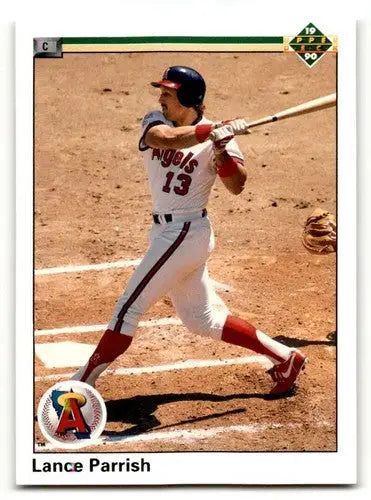 1990 Upper Deck #674 Lance Parrish California Angels Baseball Cards ID:54172 - Baseball Card Single