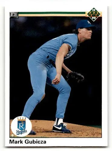 1990 Upper Deck #676 Mark Gubicza Kansas City Royals Baseball Cards ID:54153 - Baseball Card Single