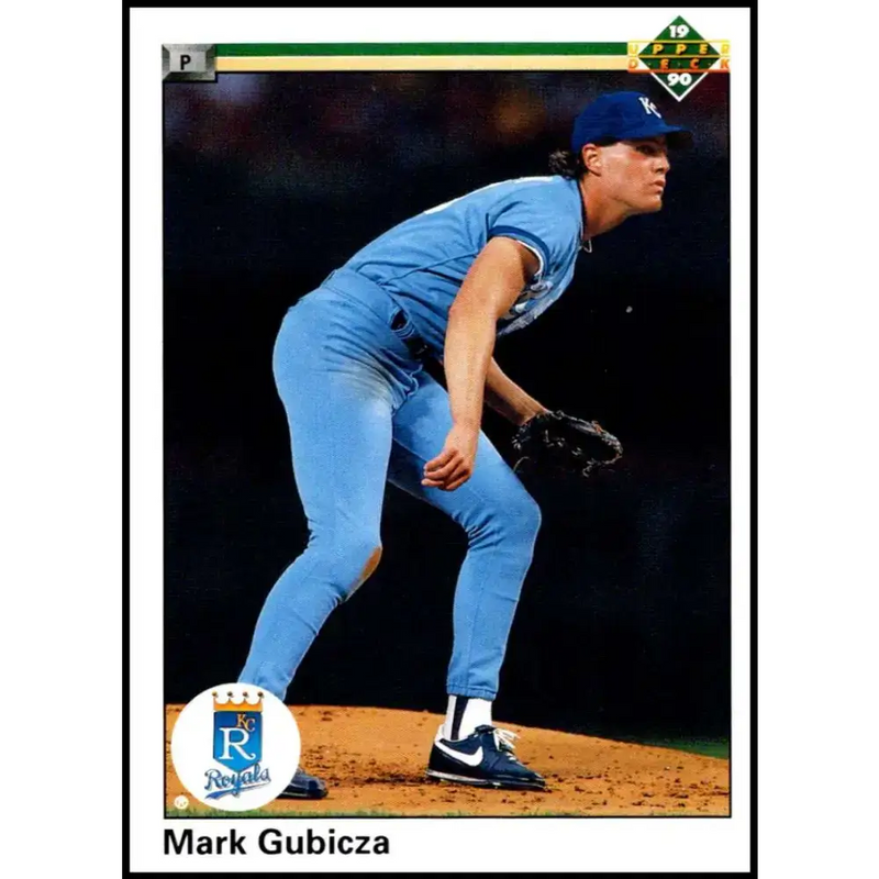 1990 Upper Deck #676 Mark Gubicza NM-MT Kansas City Royals Baseball Card - Baseball Card Single