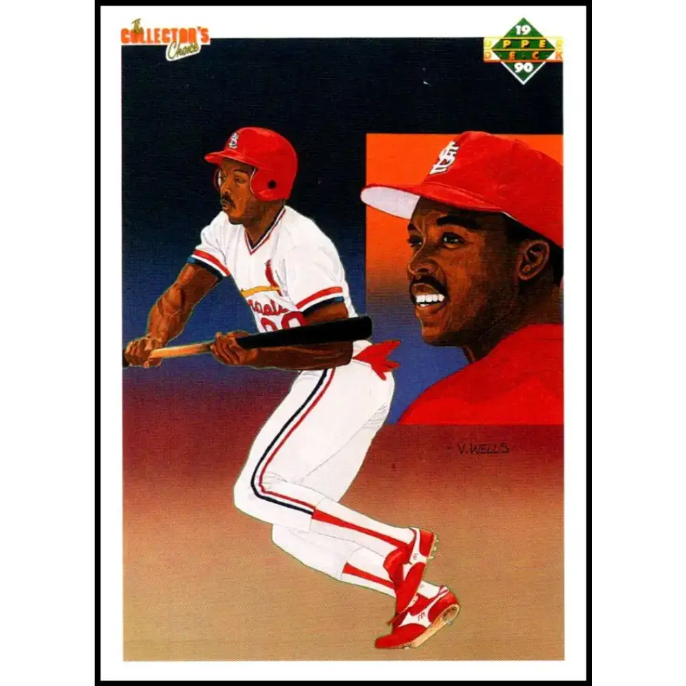 1990 Upper Deck #68 Vince Coleman TC UER NM-MT St. Louis Cardinals Baseball Card - Baseball Card Single