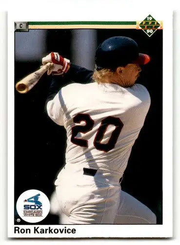 1990 Upper Deck #69 Ron Karkovice Chicago White Sox Baseball Cards E ID:59529 - Baseball Card Single