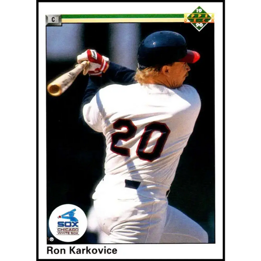 1990 Upper Deck #69 Ron Karkovice NM-MT Chicago White Sox Baseball Card - Baseball Card Single