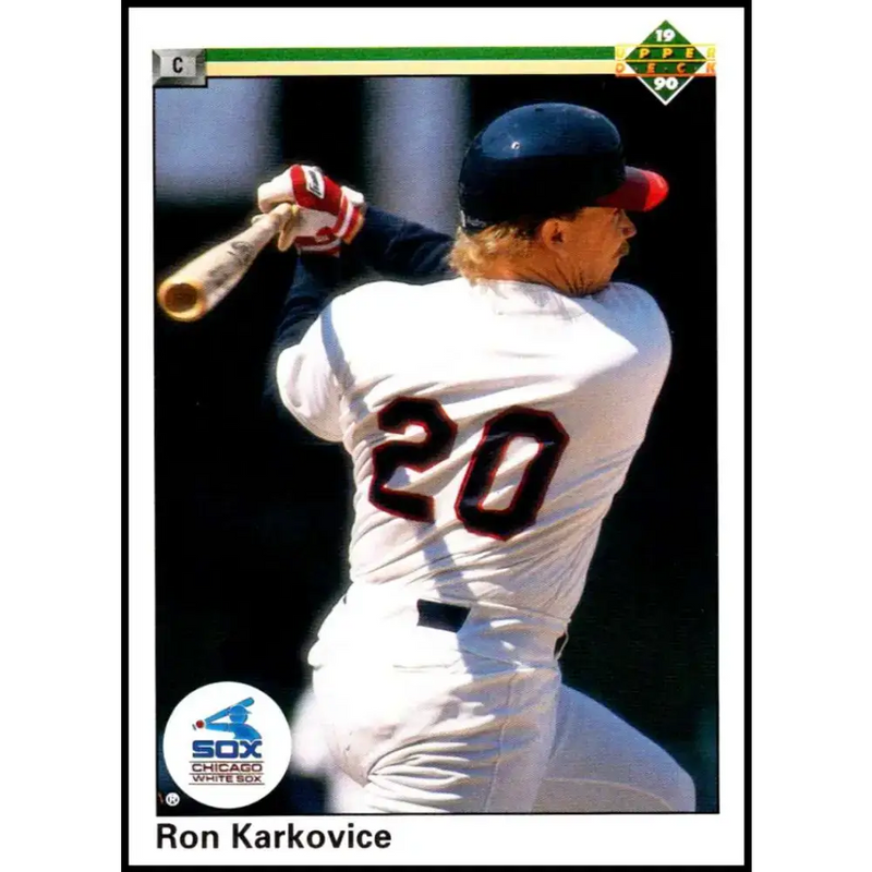 1990 Upper Deck #69 Ron Karkovice NM-MT Chicago White Sox Baseball Card - Baseball Card Single