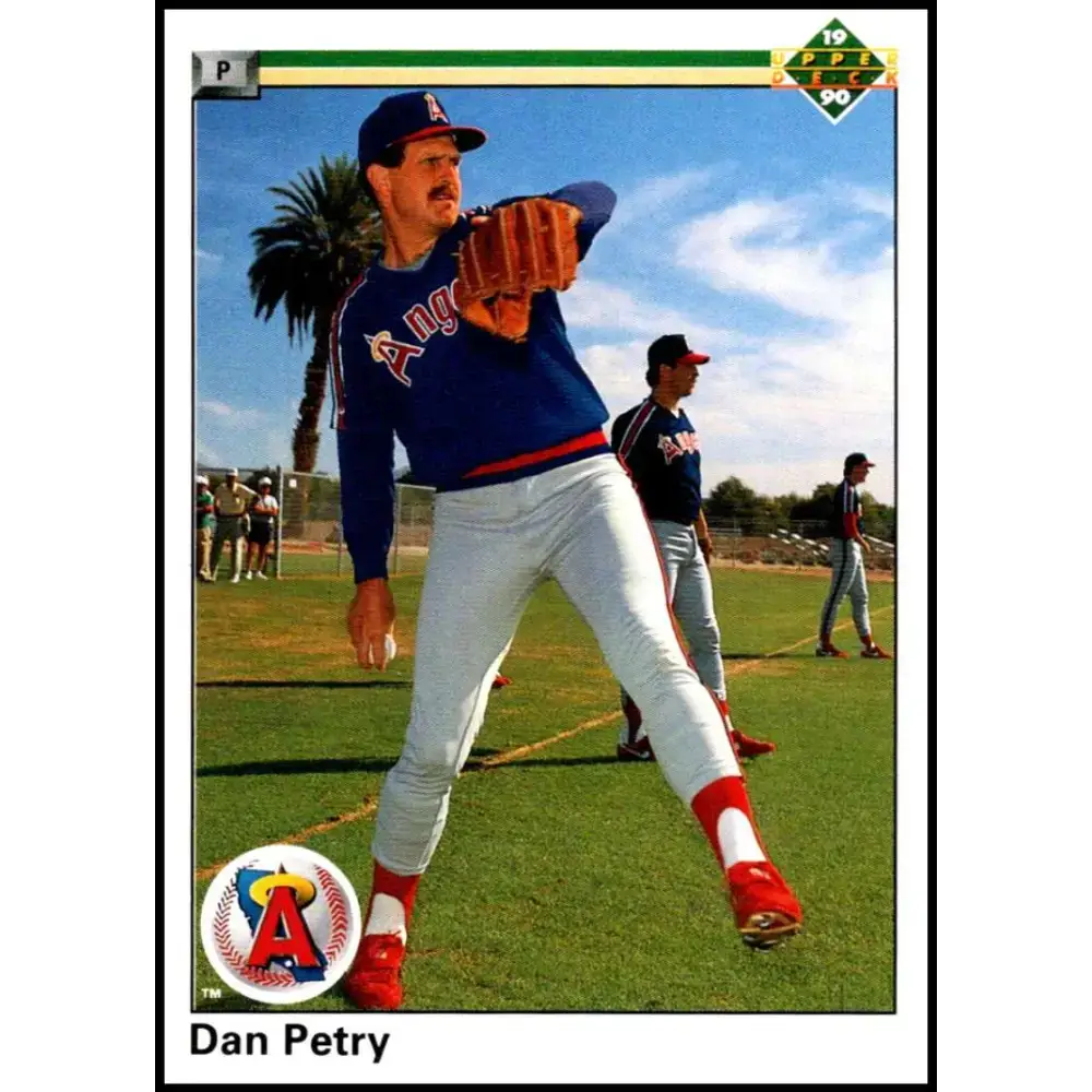 1990 Upper Deck #690 Dan Petry NM-MT California Angels Baseball Card - Baseball Card Single