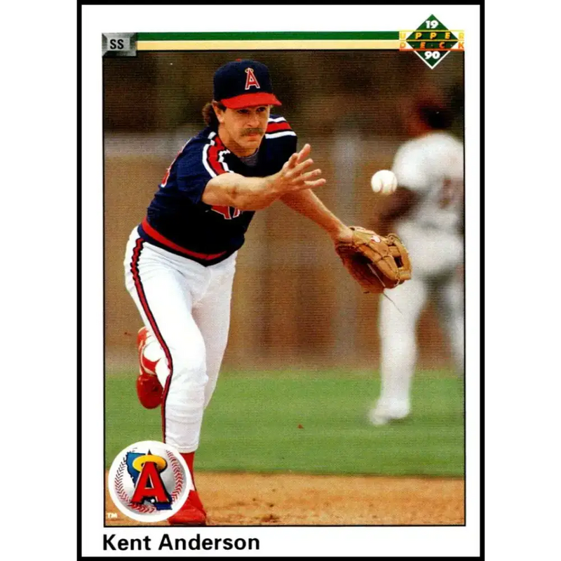 1990 Upper Deck #691 Kent Anderson NM-MT RC Rookie California Angels Baseball Card - Baseball Card Single