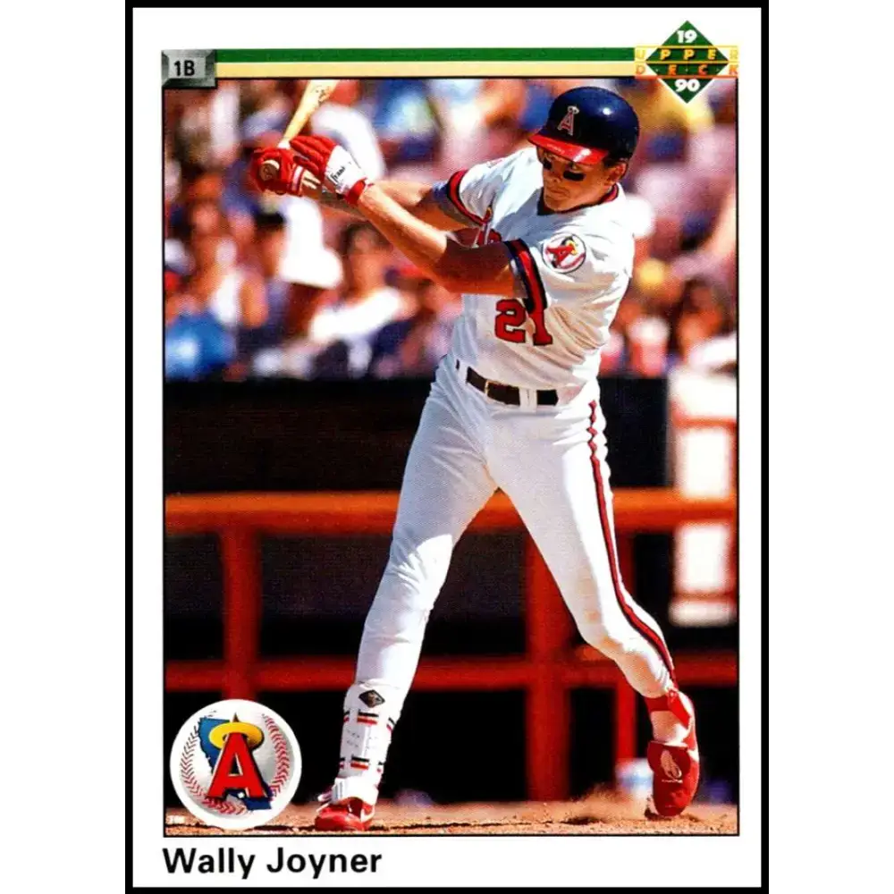 1990 Upper Deck #693 Wally Joyner UER NM-MT California Angels Baseball Card - Baseball Card Single