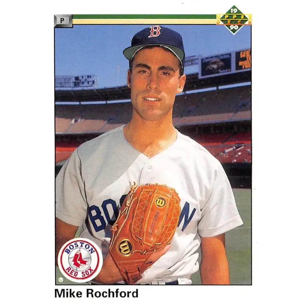 1990 Upper Deck #694 Mike Rochford NM-MT Boston Red Sox Baseball Card - Baseball Card Single