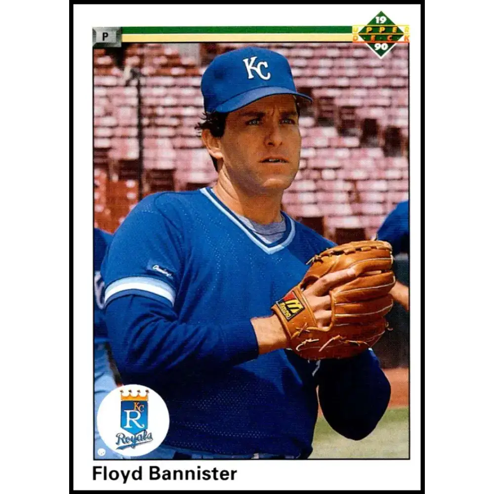 1990 Upper Deck #695 Floyd Bannister NM-MT Kansas City Royals Baseball Card - Baseball Card Single