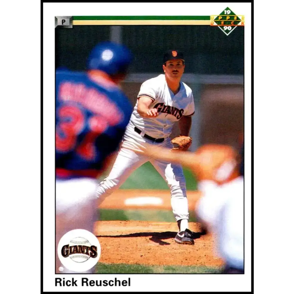 1990 Upper Deck #696 Rick Reuschel NM-MT San Francisco Giants Baseball Card - Baseball Card Single