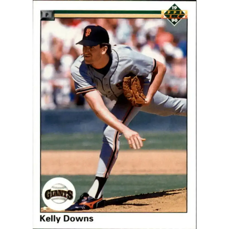 1990 Upper Deck #699 Kelly Downs NM-MT San Francisco Giants Baseball Card - Baseball Card Single
