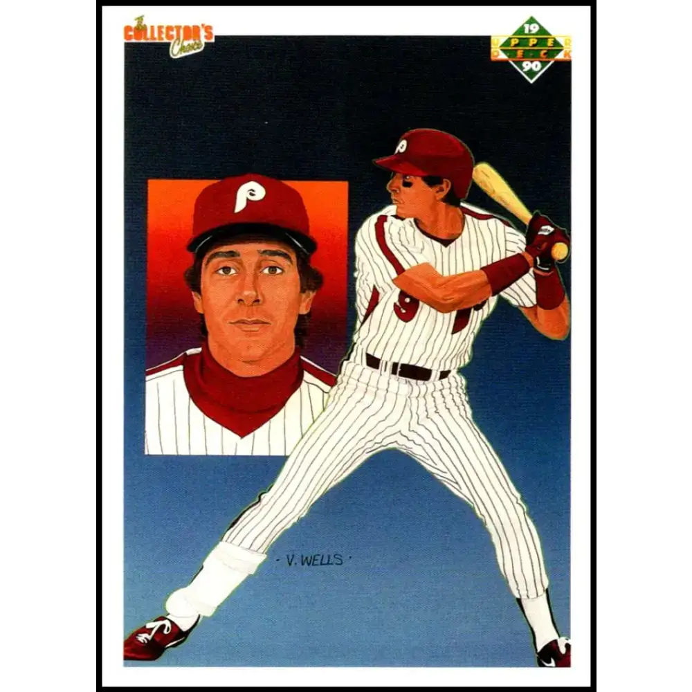 1990 Upper Deck #7 Von Hayes TC NM-MT Philadelphia Phillies Baseball Card - Baseball Card Single