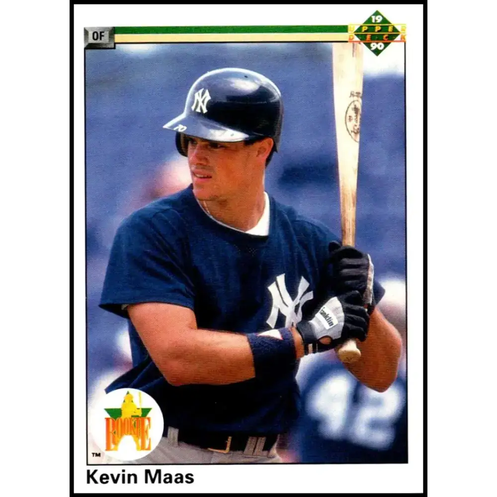 1990 Upper Deck #70 Kevin Maas NM-MT RC Rookie New York Yankees Baseball Card - Baseball Card Single