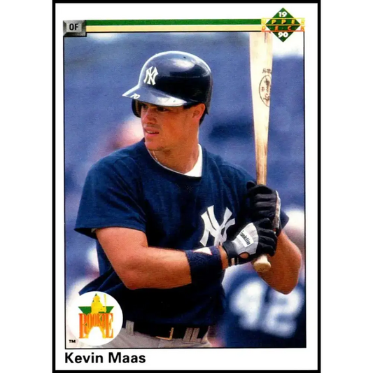 1990 Upper Deck #70 Kevin Maas NM-MT RC Rookie New York Yankees Baseball Card - Baseball Card Single