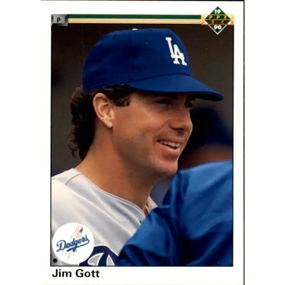 1990 Upper Deck #701 Jim Gott NM-MT Los Angeles Dodgers Baseball Card - Baseball Card Single
