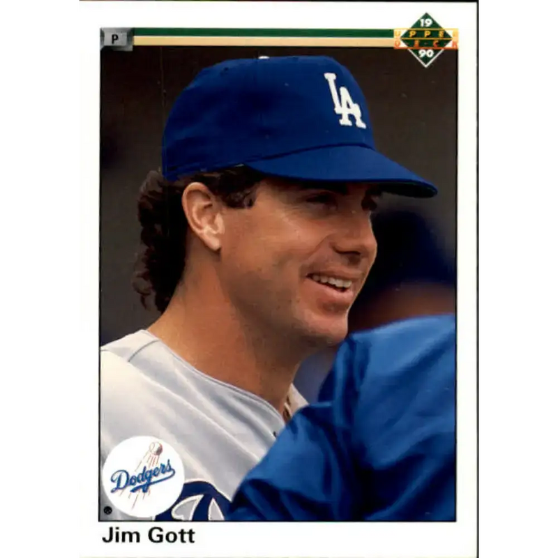 1990 Upper Deck #701 Jim Gott NM-MT Los Angeles Dodgers Baseball Card - Baseball Card Single