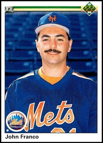 1990 Upper Deck #709 John Franco NM-MT Mets ID:71565 - Baseball Card Single