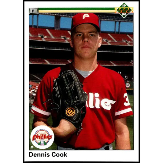 1990 Upper Deck #71 Dennis Cook UER NM-MT Philadelphia Phillies Baseball Card - Baseball Card Single