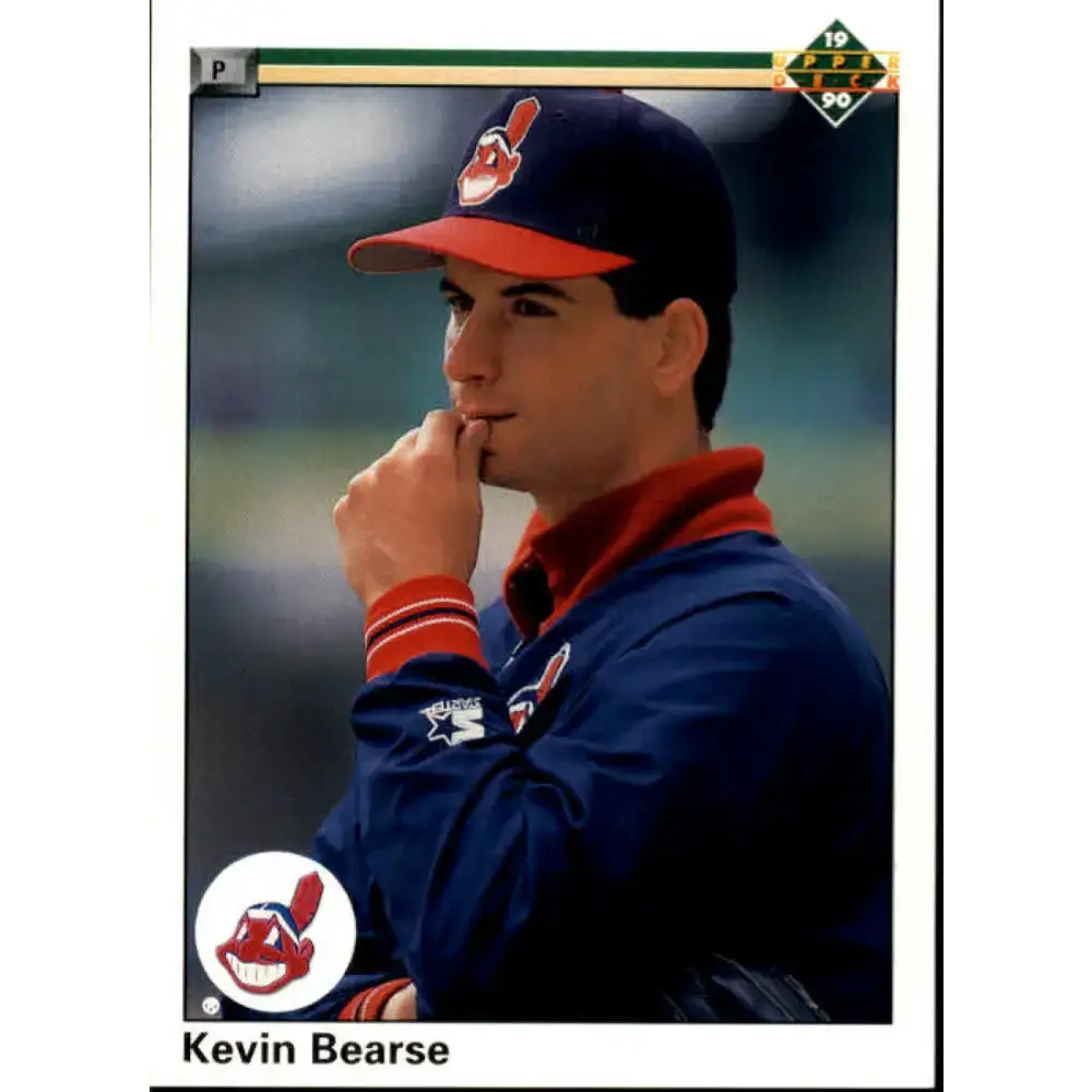 1990 Upper Deck #715 Kevin Bearse NM-MT RC Rookie Cleveland Indians Baseball Card - Baseball Card Single