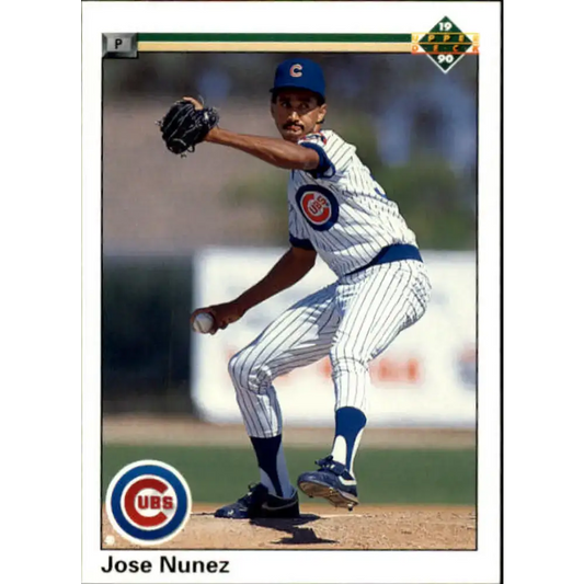 1990 Upper Deck #716 Jose Nunez NM-MT Chicago Cubs Baseball Card - Baseball Card Single